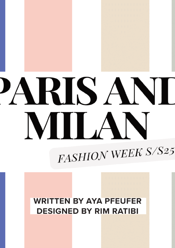 Trends of Paris and Milan Fashion Week SS25